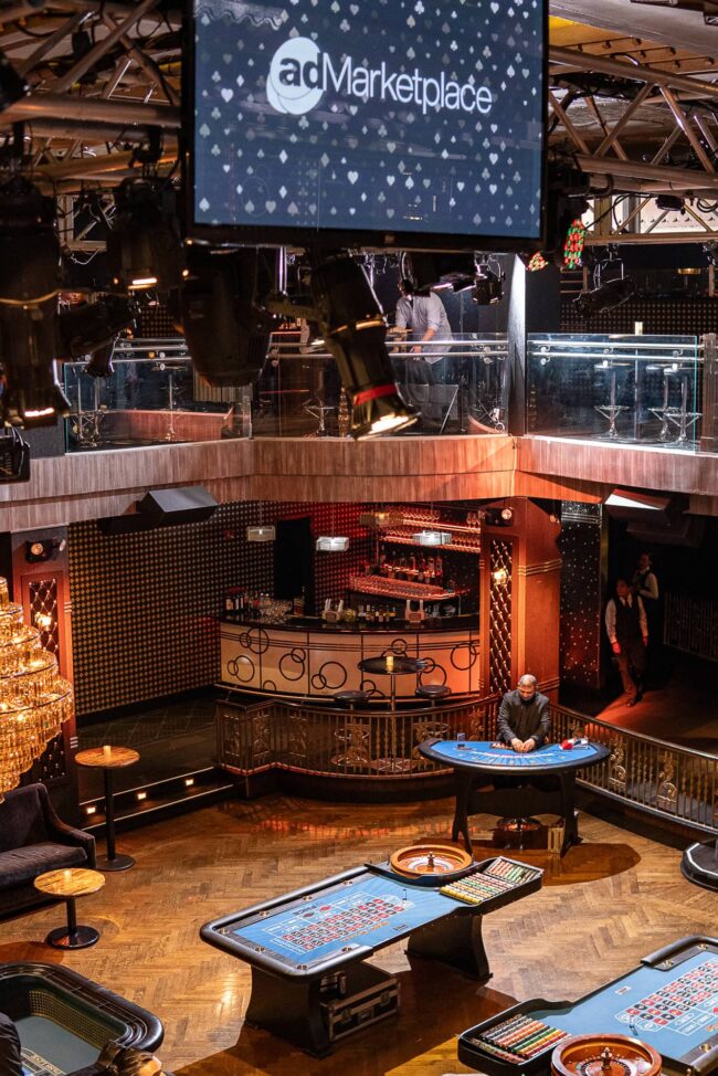 AdMarketplace The Great Gatsby Casino Night at Edison Ballroom