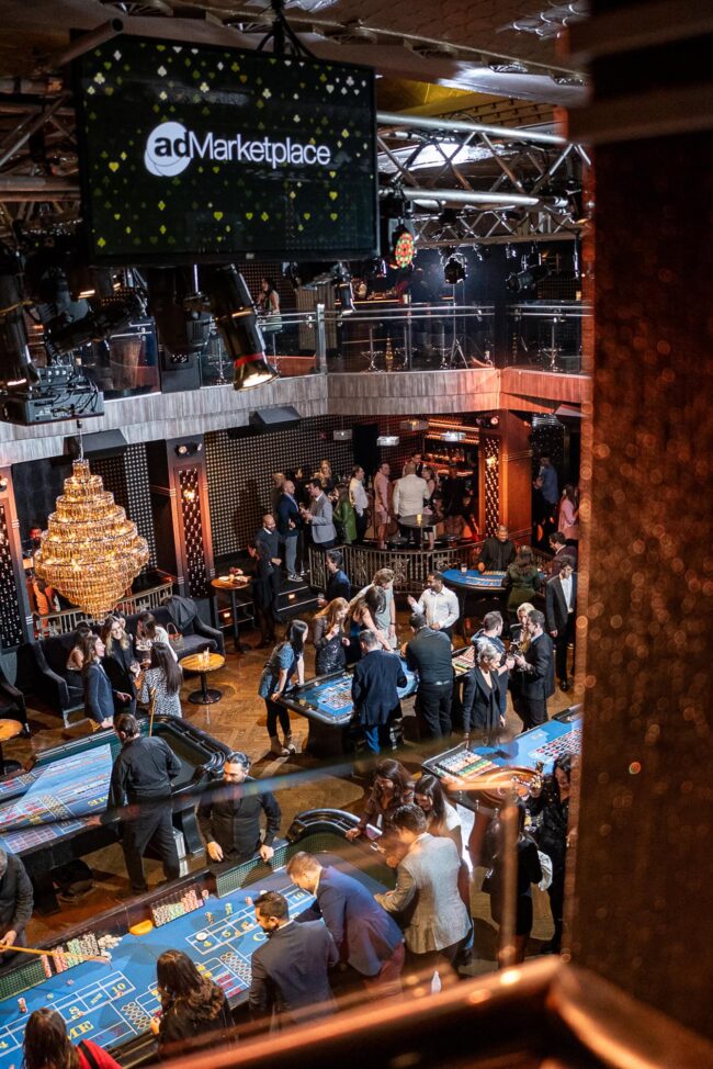 AdMarketplace The Great Gatsby Casino Night at Edison Ballroom