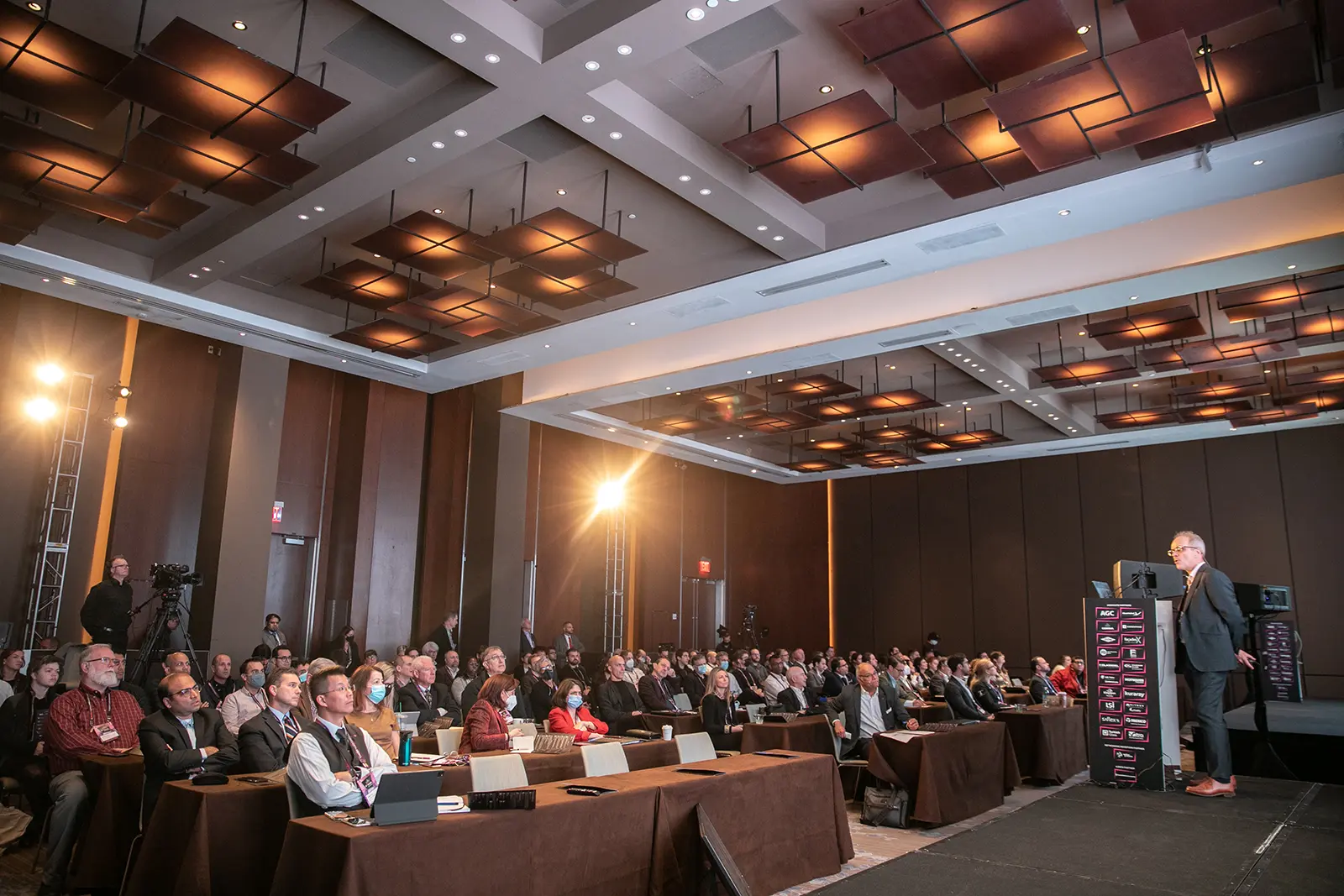 Commercial video production for a conference at Conrad Downtown hotel