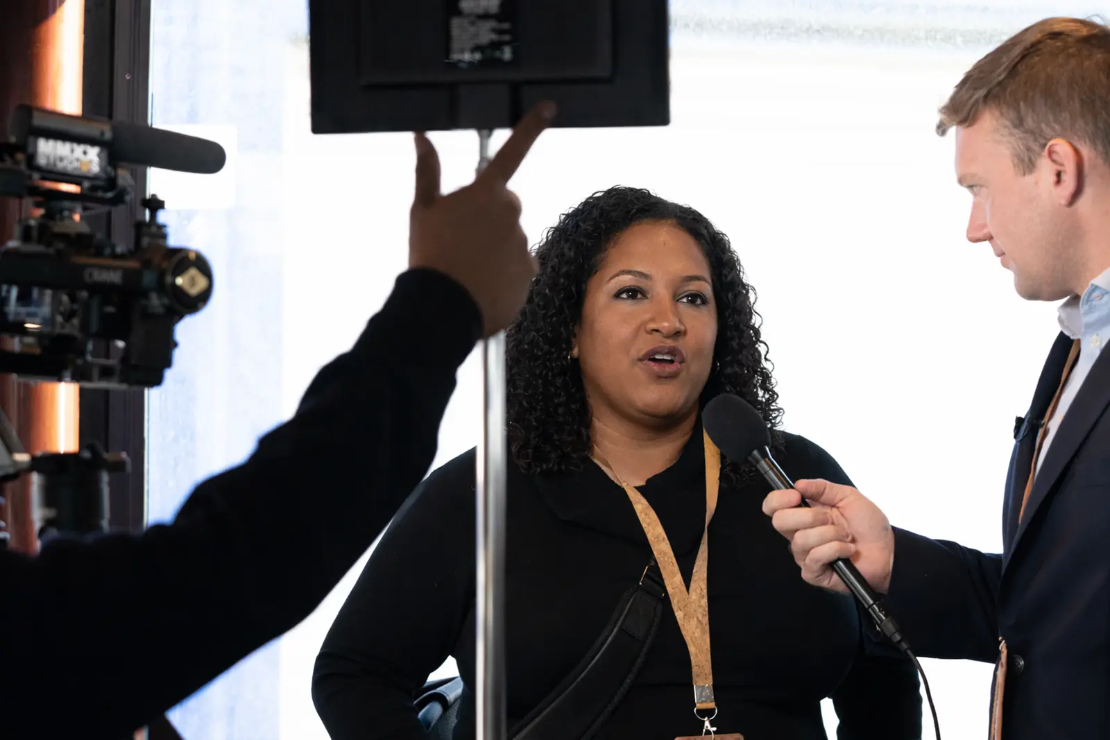 Applepix Pro Interviewing event guest